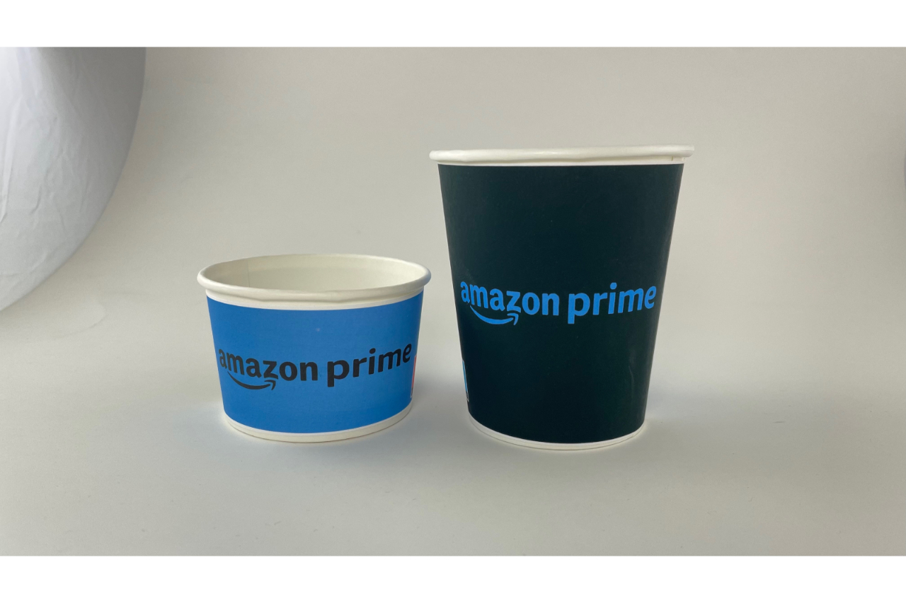 <p>Label printed by Unicup using Memjet technology </p>
<p>and wrapped around a paper cup using a patented machine.</p>
